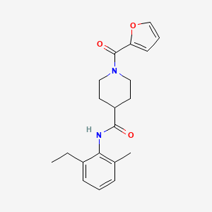 N-(2-ethyl-6-methylphenyl)-1-(furan-2-carbonyl)piperidine-4-carboxamide