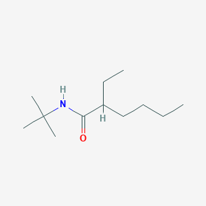 molecular formula C12H25NO B11181303 N-tert-butyl-2-ethylhexanamide 