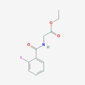 Ethyl 2-[(2-iodophenyl)formamido]acetate