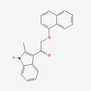 1-(2-methyl-1H-indol-3-yl)-2-(naphthalen-1-yloxy)ethanone