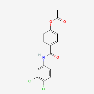 4-[(3,4-Dichlorophenyl)carbamoyl]phenyl acetate