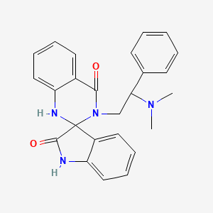 3'-[2-(dimethylamino)-2-phenylethyl]-1'H-spiro[indole-3,2'-quinazoline]-2,4'(1H,3'H)-dione