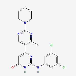 2-[(2-chlorophenyl)amino]-4'-methyl-2'-piperidin-1-yl-4,5'-bipyrimidin-6(1H)-one