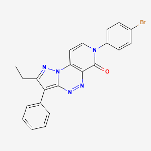 7-(4-bromophenyl)-2-ethyl-3-phenylpyrazolo[5,1-c]pyrido[4,3-e][1,2,4]triazin-6(7H)-one