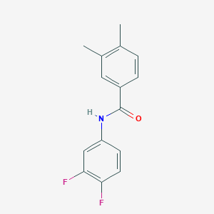 N-(3,4-difluorophenyl)-3,4-dimethylbenzamide