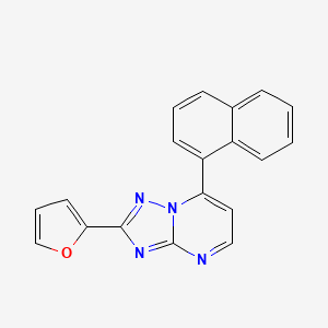 2-(2-Furyl)-7-(1-naphthyl)[1,2,4]triazolo[1,5-a]pyrimidine