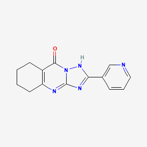 2-(pyridin-3-yl)-5,6,7,8-tetrahydro[1,2,4]triazolo[5,1-b]quinazolin-9(4H)-one