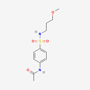 N-{4-[(3-methoxypropyl)sulfamoyl]phenyl}acetamide