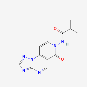 2-methyl-N-(2-methyl-6-oxopyrido[3,4-e][1,2,4]triazolo[1,5-a]pyrimidin-7(6H)-yl)propanamide