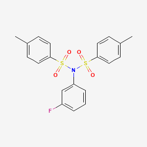 N-(3-fluorophenyl)-4-methyl-N-[(4-methylphenyl)sulfonyl]benzenesulfonamide