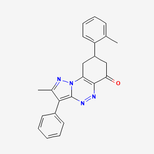 2-methyl-8-(2-methylphenyl)-3-phenyl-8,9-dihydropyrazolo[5,1-c][1,2,4]benzotriazin-6(7H)-one