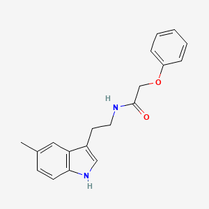 N-[2-(5-methyl-1H-indol-3-yl)ethyl]-2-phenoxyacetamide