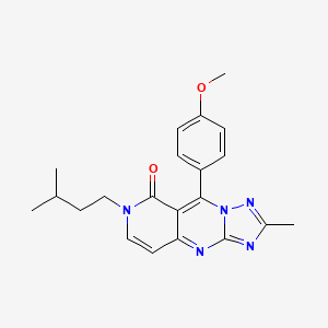 7-isopentyl-9-(4-methoxyphenyl)-2-methylpyrido[4,3-d][1,2,4]triazolo[1,5-a]pyrimidin-8(7H)-one