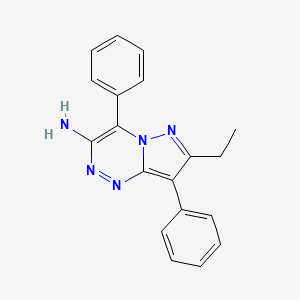 7-Ethyl-4,8-diphenylpyrazolo[5,1-c][1,2,4]triazin-3-amine