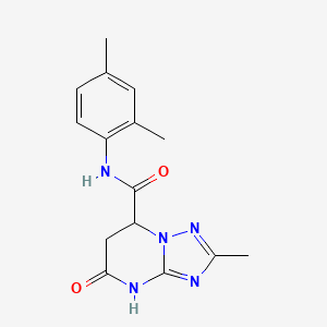 N-(2,4-dimethylphenyl)-2-methyl-5-oxo-4,5,6,7-tetrahydro[1,2,4]triazolo[1,5-a]pyrimidine-7-carboxamide