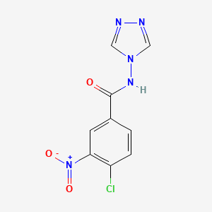 4-chloro-3-nitro-N-(1,2,4-triazol-4-yl)benzamide