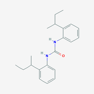 molecular formula C21H28N2O B11182425 1,3-Bis[2-(butan-2-yl)phenyl]urea 