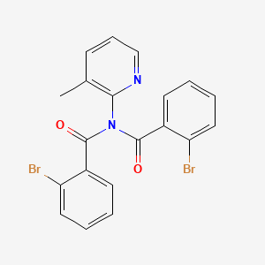 2-bromo-N-(2-bromobenzoyl)-N-(3-methylpyridin-2-yl)benzamide