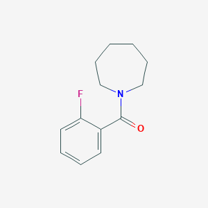 molecular formula C13H16FNO B11182443 Azepan-1-yl(2-fluorophenyl)methanone 