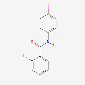 molecular formula C13H9I2NO B11182452 2-iodo-N-(4-iodophenyl)benzamide 