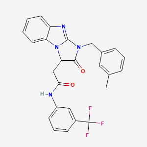 2-[1-(3-methylbenzyl)-2-oxo-2,3-dihydro-1H-imidazo[1,2-a]benzimidazol-3-yl]-N-[3-(trifluoromethyl)phenyl]acetamide