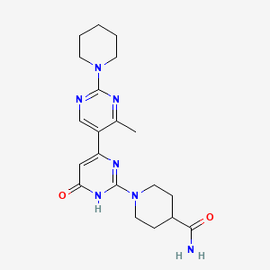 2-[(3,5-dichlorophenyl)amino]-4'-methyl-2'-piperidin-1-yl-4,5'-bipyrimidin-6(1H)-one