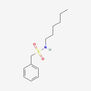 N-hexyl-1-phenylmethanesulfonamide