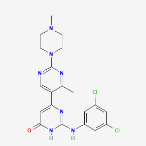 2-[(3,5-Dichlorophenyl)amino]-4'-methyl-2'-(4-methylpiperazin-1-YL)-1,6-dihydro-[4,5'-bipyrimidin]-6-one