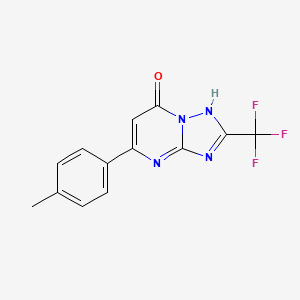 5-(4-methylphenyl)-2-(trifluoromethyl)[1,2,4]triazolo[1,5-a]pyrimidin-7(4H)-one