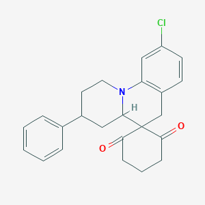 3-Phenyl-9-chloro-2,3,4,4a,5,6-hexahydro-1h-spiro[benzo[c]quinolizine-5,2'-cyclohexane]-1',3'-dione