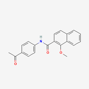 N-(4-acetylphenyl)-1-methoxynaphthalene-2-carboxamide