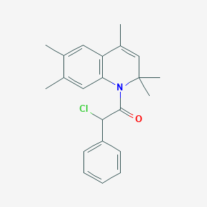 2-Chloro-1-(2,2,4,6,7-pentamethylquinolin-1-yl)-2-phenylethanone