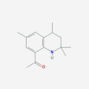 1-(2,2,4,6-Tetramethyl-1,2,3,4-tetrahydroquinolin-8-yl)ethanone