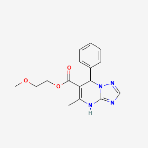 2-Methoxyethyl 2,5-dimethyl-7-phenyl-4,7-dihydro[1,2,4]triazolo[1,5-a]pyrimidine-6-carboxylate