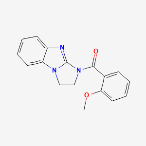 2,3-dihydro-1H-imidazo[1,2-a]benzimidazol-1-yl(2-methoxyphenyl)methanone