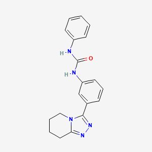 1-Phenyl-3-[3-(5,6,7,8-tetrahydro[1,2,4]triazolo[4,3-a]pyridin-3-yl)phenyl]urea