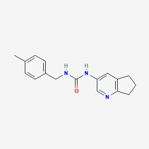 1-(6,7-Dihydro-5H-cyclopenta[b]pyridin-3-yl)-3-(4-methylbenzyl)urea