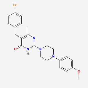 5-(4-bromobenzyl)-2-[4-(4-methoxyphenyl)piperazin-1-yl]-6-methylpyrimidin-4(3H)-one