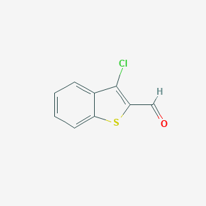 B111835 3-Chloro-1-benzothiophene-2-carbaldehyde CAS No. 14006-54-3