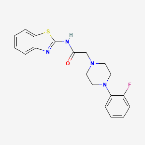 N-(1,3-benzothiazol-2-yl)-2-[4-(2-fluorophenyl)piperazin-1-yl]acetamide