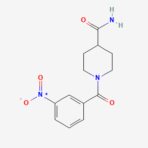 1-(3-Nitrobenzoyl)piperidine-4-carboxamide