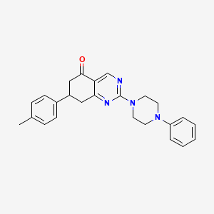 7-(4-methylphenyl)-2-(4-phenylpiperazin-1-yl)-7,8-dihydroquinazolin-5(6H)-one