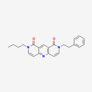 2-butyl-8-(2-phenylethyl)pyrido[4,3-b][1,6]naphthyridine-1,9(2H,8H)-dione