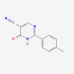 6-Oxo-2-(p-tolyl)-1,6-dihydropyrimidine-5-carbonitrile