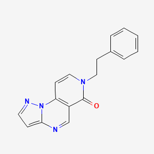 7-(2-phenylethyl)pyrazolo[1,5-a]pyrido[3,4-e]pyrimidin-6(7H)-one