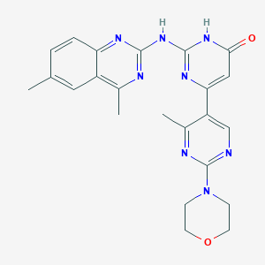 2-[4-(4-methoxyphenyl)piperazin-1-yl]-4'-methyl-2'-morpholin-4-yl-4,5'-bipyrimidin-6(1H)-one