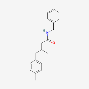 N-benzyl-3-methyl-4-(4-methylphenyl)butanamide