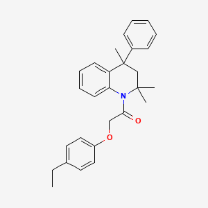 2-(4-ethylphenoxy)-1-(2,2,4-trimethyl-4-phenyl-3,4-dihydroquinolin-1(2H)-yl)ethanone