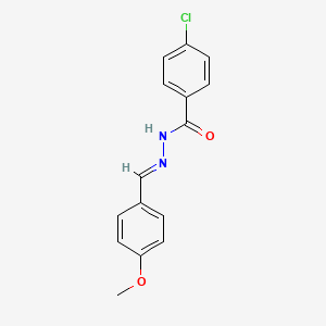 4-chloro-N'-(4-methoxybenzylidene)benzohydrazide