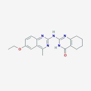 2-[(6-ethoxy-4-methylquinazolin-2-yl)amino]-5,6,7,8-tetrahydroquinazolin-4(1H)-one